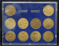 1966-65 Gemini Space Coin Set; Uncirculated