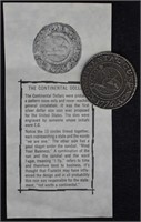 U.S. Colonial Continental Dollar Replica
