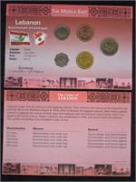 History Of Lebanon Coin Set; Uncirculated
