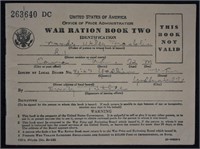 WWII U.S. Ration Booklet