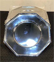 (25) Oneida Stainless Steel Octagonal Chargers