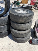 Goodyear Wrangler Tires w/ Rims LT245/75R16