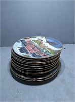 Stavk of decor plates