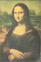 European Mona Lisa Print with Frame