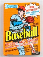 Donruss Baseball Card Pack with Puzzle