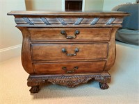 Barrell front Three Drawer Chest