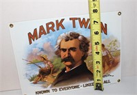Mark Twain Porcelain on Steel sign Ande Rooney
