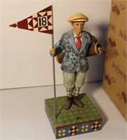 Jim Shore Heartland Creek "Golf Caddy " Figurine