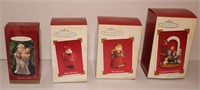 Lot 4 Hallmark Keepsakes ornaments in boxes