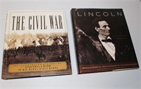 Abe Lincoln  & Civil War Coffee Table Books