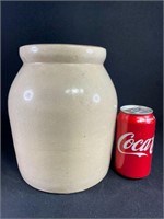 Tan Pottery Crock