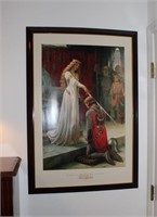 framed poster " The Accolade"