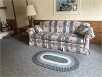 LaCrosse Couch, End Table, Lamp, Rug