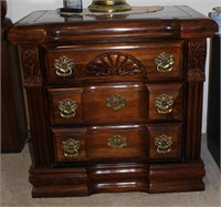Chunky Pine bedside table exc.