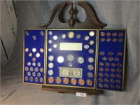 Large Coin Collection in Case