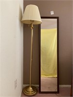 Floor Lamp ( missing plug) & Mirror
