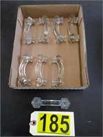 8 Glass Drawer Pulls