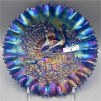 Nwood 8.5" blue Peacocks PCE bowl