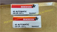 45 Auto 230 gr. SXT Cartridges - 50 ea. (BID x 2)