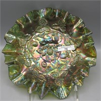 Mburg 9" green Blackberry Wreath 3-1 edge bowl