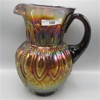 Millersburg purple Perfection water pitcher. RARE
