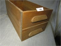 Two Wooden Desk Drawers