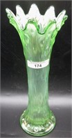 Nwood 9.75" ice green Tree Trunk vase