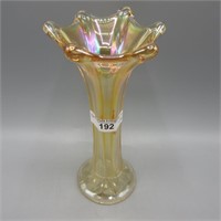 Imp. 6.5" pastel mari. Morning Glory vase w/4"