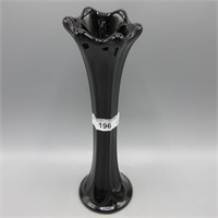 Imp. 8" ebony Morning Glory vase