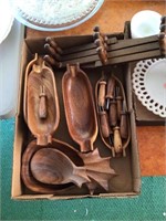 solid wood spoon rest corn cob handles etc