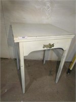 Vintage Painted Sewing Machine Table