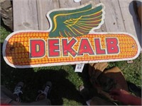 DeKalb flying ear vintage sign
