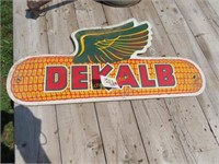 DeKalb flying ear vintage sign