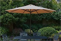 Berkley Jensen 11’ Aluminum Umbrella - Tan