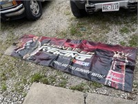 Budweiser Canvas NASCAR Sign (app 10ft)