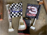 4 ct. - Assorted NASCAR Flags