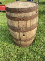 Wooden Bourbon Whiskey Barrel