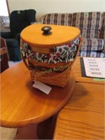 Longaberger basket with lid
