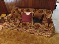 Floral Pattern couch and rocker recliner