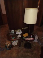end table, end table lamp and miscellaneous