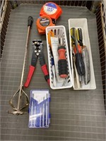 Tape measures and small tools