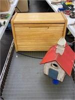 Bread box and birdhouse