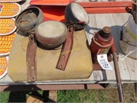 vintage tractor light, finish tractor seat and
