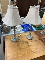 Modern metal lamps