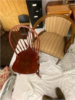 Arm Chair and wooden chair