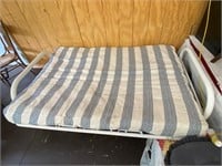 White metal futon
