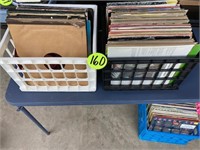 (2) Crates of Record Albums