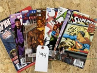 DC, Marvel Comic Books Year 2007 7 Total Books