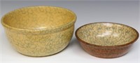 Two Spongeware Bowls
