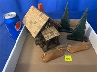 Log Cabin and Accessories